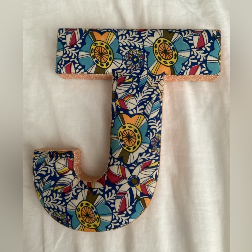 Anthropologie J wall hanging/decor